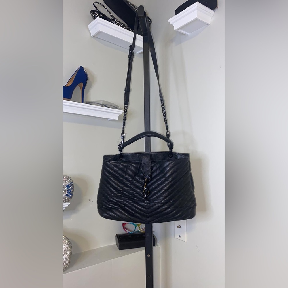 Rebecca Minkoff Edie - Black cross cube, one size fits all, Black - Picture 9 of 13